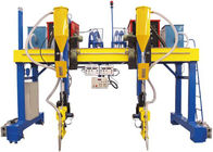 A linha de produção automática tipo do feixe de H do pórtico CONSIDEROU a máquina de soldadura para a construção de aço