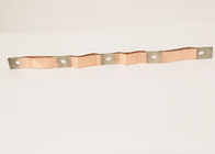 Do conector de cobre liso do cabo flexível da trança atual alta da ligação de terra chapeamento desencapado ou estanhado