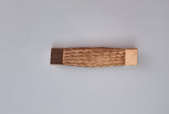 Barramento de cobre personalizado do conector de cobre flexível trançado CE ISO CCC