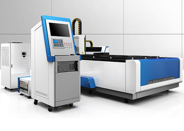 máquina de corte 1500 x 3000mm do laser do CNC da fibra 500W com fonte de laser de Racus IPG