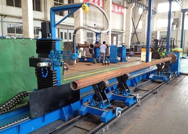 Máquina de corte da tubulação do CNC da linha central da interseção 6 com comprimento eficaz de 6000mm