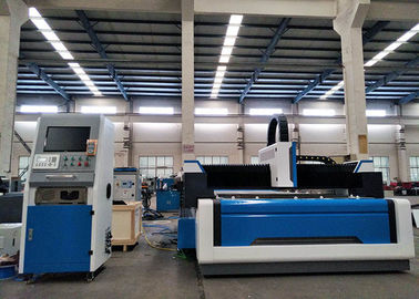 Cortador do laser do CNC da fibra do aço suave, máquina de corte do laser da fibra 1000W de 1500 x de 3000mm