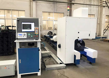 Poder do laser da fibra de Raycus IPG da máquina de corte da tubulação de aço do CNC 500W refrigerar de água