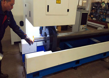Poder do laser da fibra de Raycus IPG da máquina de corte da tubulação de aço do CNC 500W refrigerar de água