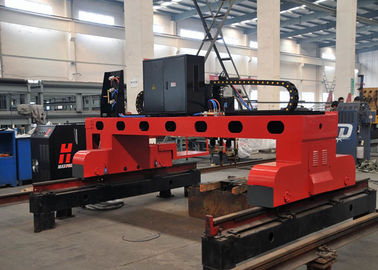 Tipo máquina do pórtico de corte do gás do plasma do CNC com a 1 tocha de plasma da tocha 1 do gás