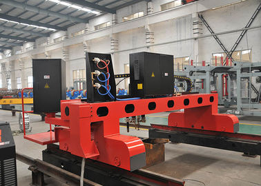 Tipo máquina do pórtico de corte do gás do plasma do CNC com a 1 tocha de plasma da tocha 1 do gás