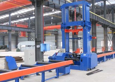Linha de produção hidráulica altura do feixe de H da Web centrar-se automático 2500mm 9,5 quilowatts da entrada
