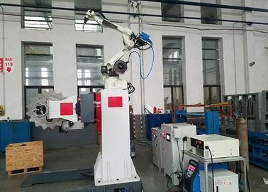 sistemas robóticos da soldadura do gás 300A misturado para o diâmetro de fio do eixo 0.8-1.4mm da etapa de escada rolante