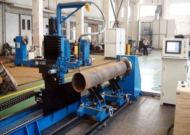 Diâmetro personalizado da tubulação da tensão 200-1400mm da máquina de corte do tubo do plasma da chama CNC4