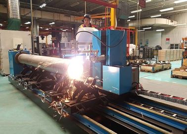 Linha de cruzamento máquina do tubo de corte do plasma da tubulação máquina/CNC4-800-6 do CNC do plasma