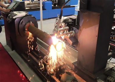 a linha de cruzamento máquina do CNC 5-Axis de corte de aço do tubo/6-150mm conduz a máquina de corte do laser