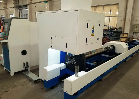 Máquina automática de corte a laser de fibra de tubo CNC de 4KW Alta velocidade de corte 1070nm Onda