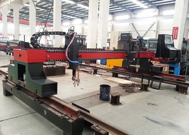 Máquina de corte da chama do plasma do CNC do pórtico das placas de aço do metal com motor de Panasonic