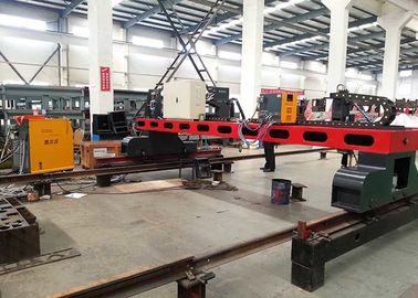 Máquina de corte da chama do plasma do CNC do pórtico das placas de aço do metal com motor de Panasonic