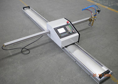 Máquina de corte branca CNC1-1500X3000 do plasma portátil do CNC do gás para placas de metal