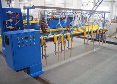máquina de corte do gás da tira de 4000X8000mm para a linha de produção do feixe de H (9+1)