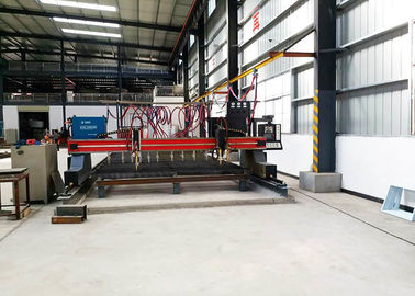 Tipo chama do pórtico CNC5-4000X14000 da tira da Multi-cabeça e máquina de corte do plasma
