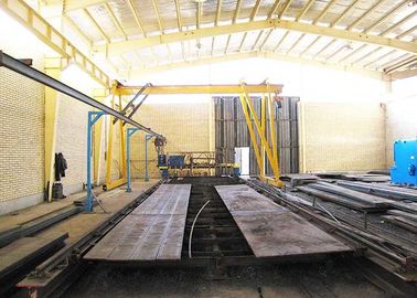 Tipo plasma do pórtico do CNC e máquina de corte automáticos da chama com as multi tochas da tira