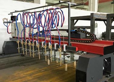 O tipo chama do pórtico do CNC da tira e máquina de corte do plasma para H irradia a linha de produção