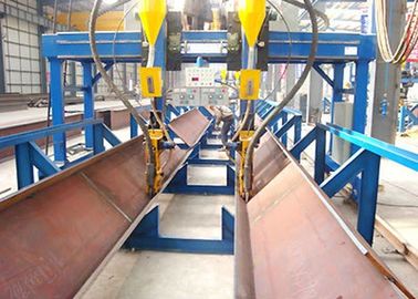 Linha de produção automática poder total de aço do feixe de H da máquina de soldadura 10kw do pórtico