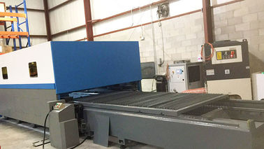 Placa ácida de aço da lavagem da máquina de corte 380V do laser do Cnc da tampa próxima 50Hz/60Hz