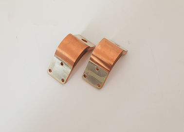 O conector de cobre flexível macio laminado, prende os conectores de cobre bondes personalizados