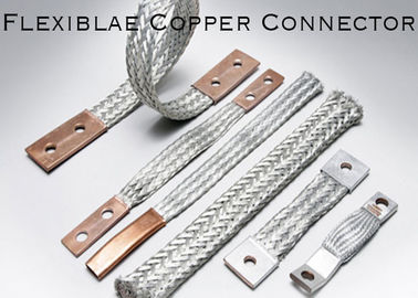 Personalizou todo o conector de cobre flexível da série, conectores trançados do cabo flexível para Electric Power