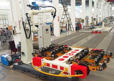 Auto estação robótico dos sistemas da soldadura para a bandeja de alumínio/soldadura de alumínio da pálete