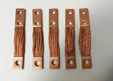 O costume de cobre flexível trançado do conector estanhou ISO de cobre CCC do CE da barra