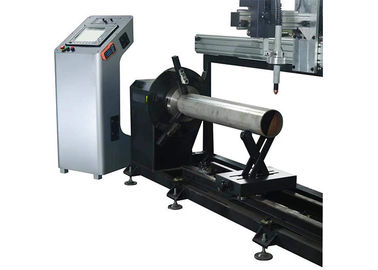 Máquina de corte suave da tubulação de aço do plasma do CNC da linha central do mestre 2 do tubo com motor de Panasonic